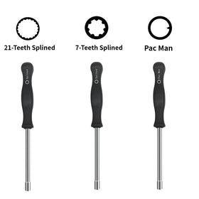 Strongthium Pac Man tip enables quick turns in tight carburetor slots.