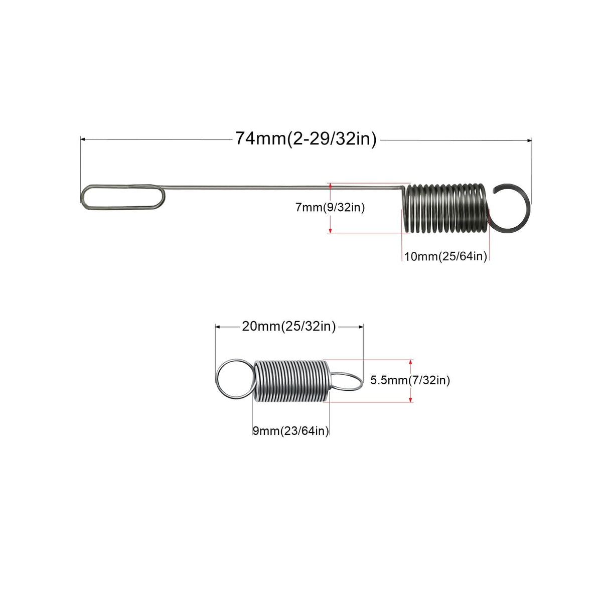 Strongthium governor choke spring for reliable choke operation.