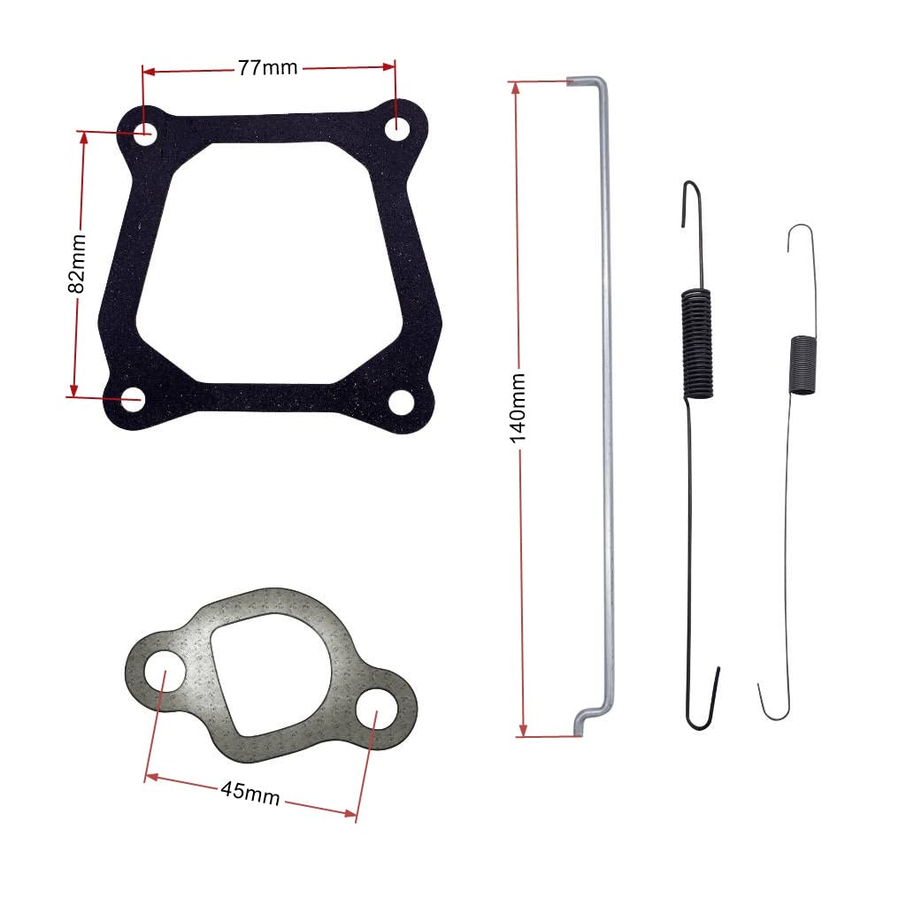 Strongthium valve cover and exhaust gaskets for sealing.
