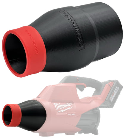 Stubby Car Drying Nozzle for Milwaukee M18 FUEL delivers a tighter air stream for faster drying