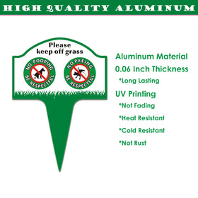 Stupidheart double-sided design increases visibility from multiple angles.