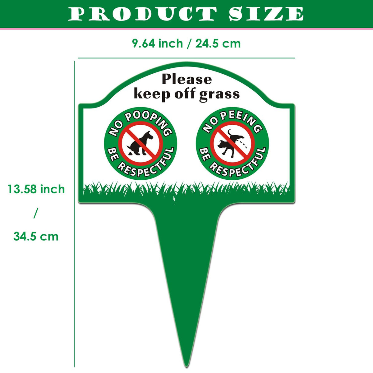 Stupidheart yard sign on a stake in ground for quick setup.