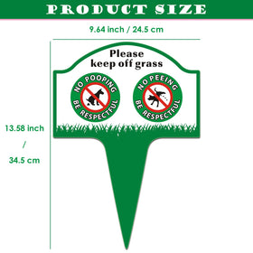 Stupidheart yard sign on a stake in ground for quick setup.