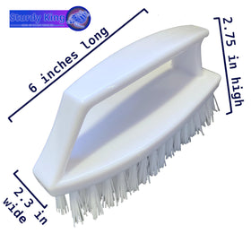 Sturdy King scrub brush for concrete and patio cleaning