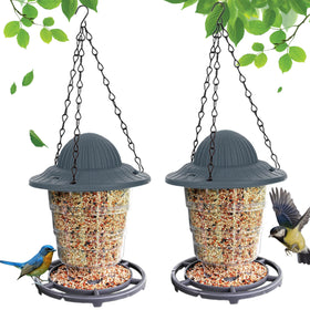 STWPYL Small Bird Feeder with foldable design for easy storage and transport.