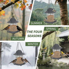 STWPYL Small Bird Feeder is easy to clean and disassemble for windowsills.