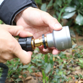 STYDDI aluminum alloy quick connect body resists rust for long lasting use.