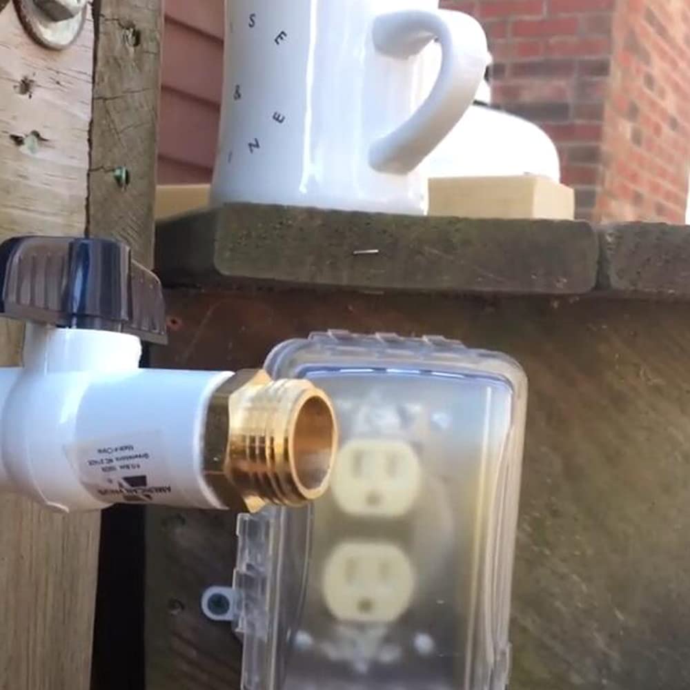 STYDDI durable brass construction resists outdoor corrosion.
