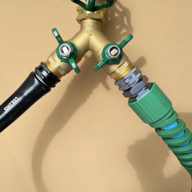 STYDDI anodized aluminum fittings resist corrosion for long-lasting garden hose connections