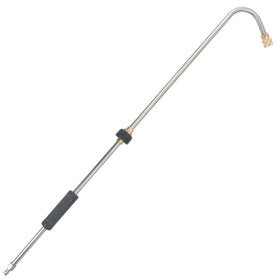 STYDDI gutter cleaner rod angled wand enables safe, ladder-free gutter access