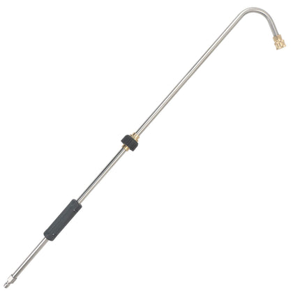 STYDDI gutter cleaner rod angled wand enables safe, ladder-free gutter access