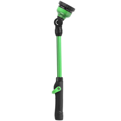 STYDDI 18-inch watering wand with pivoting head reaches hanging baskets easily