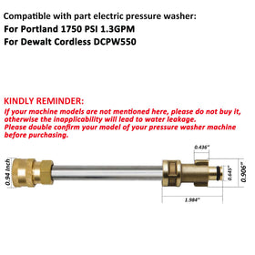 STYDDI gun adapter with quick-connector eases nozzle swaps