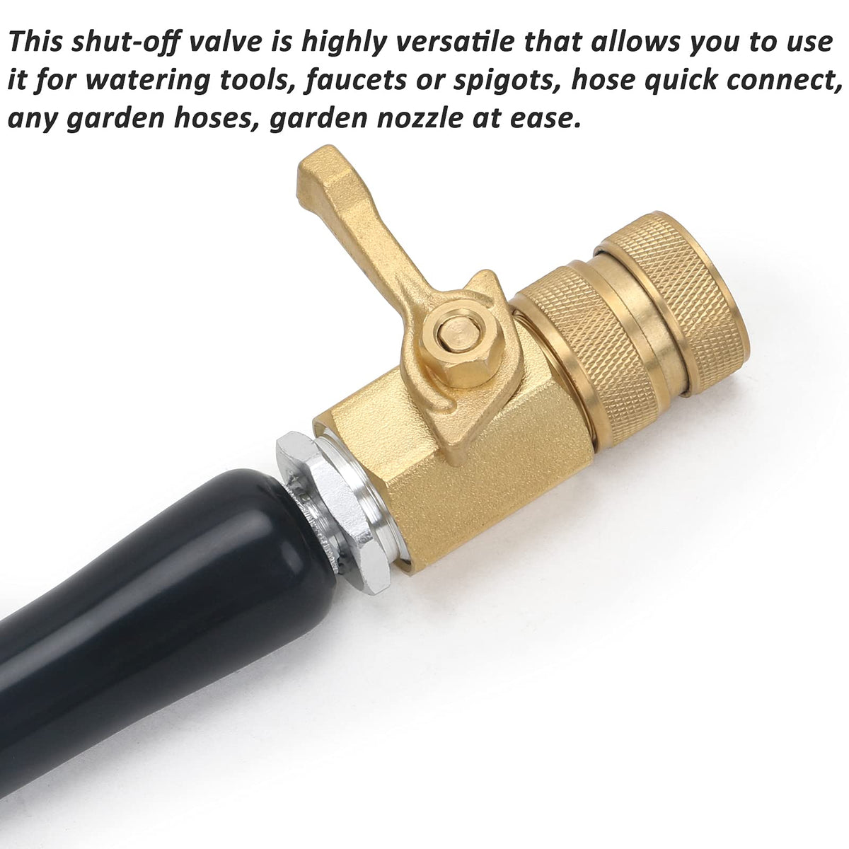 STYDDI quick-turn lever helps conserve water and reduce wastage.