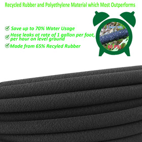 STYDDI soaker hose 1/2 inch diameter fits standard hoses.