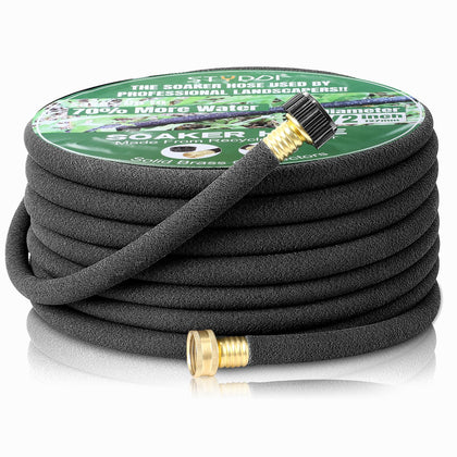 STYDDI soaker hose laid out in a garden bed for even moisture.