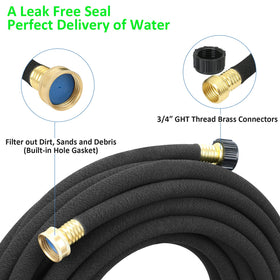 STYDDI soaker hose flat design facilitates easy storage after use