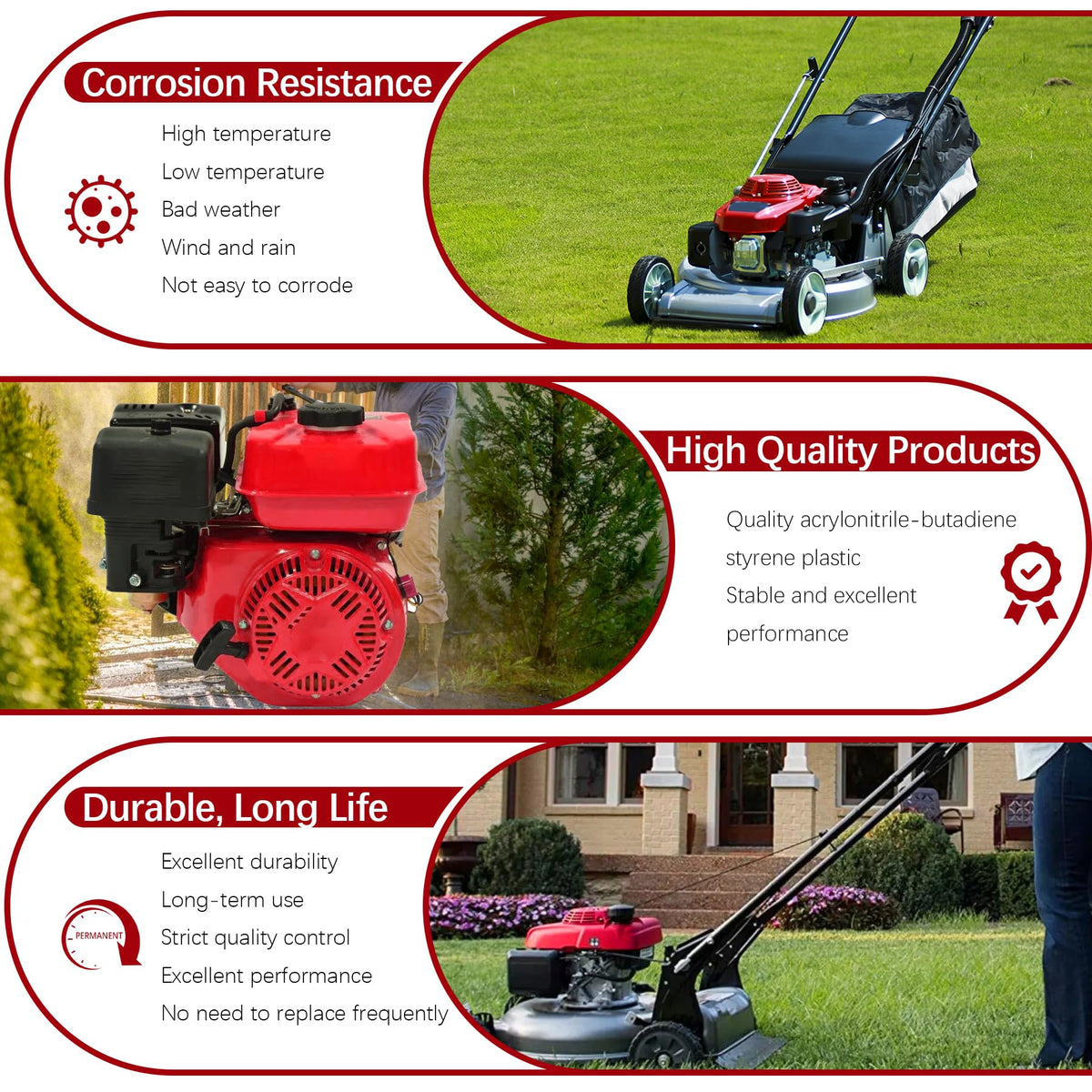 Stylemafia GCV160 recoil-starter assembly supports smooth, quick engine restarts.