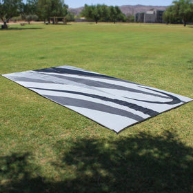 GA1 UV-coated patio mat protects colors and looks great on sunny patios.