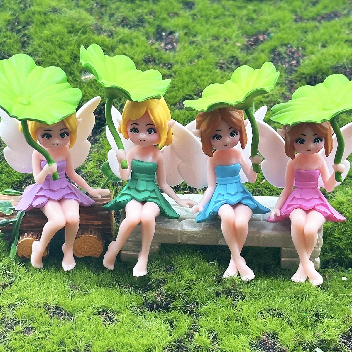 Suartus mini fairy garden accessory for terrariums and pots