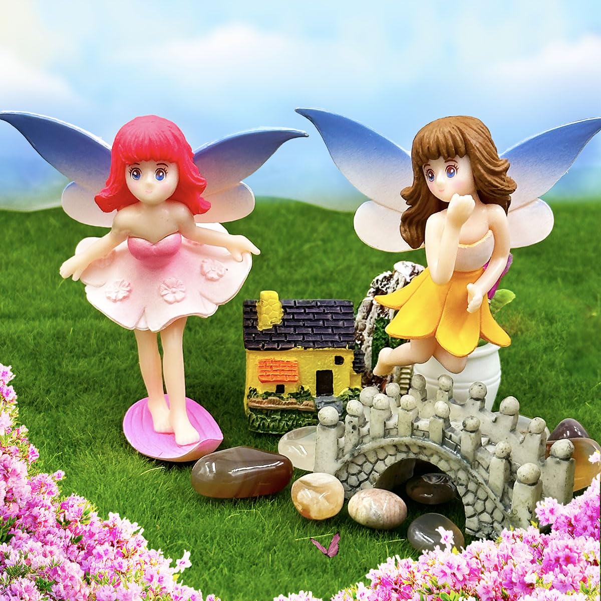 Durable resin finish supports outdoor display for long-lasting décor