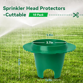 Succell anti-slip tooth design keeps protection in place during mowing.