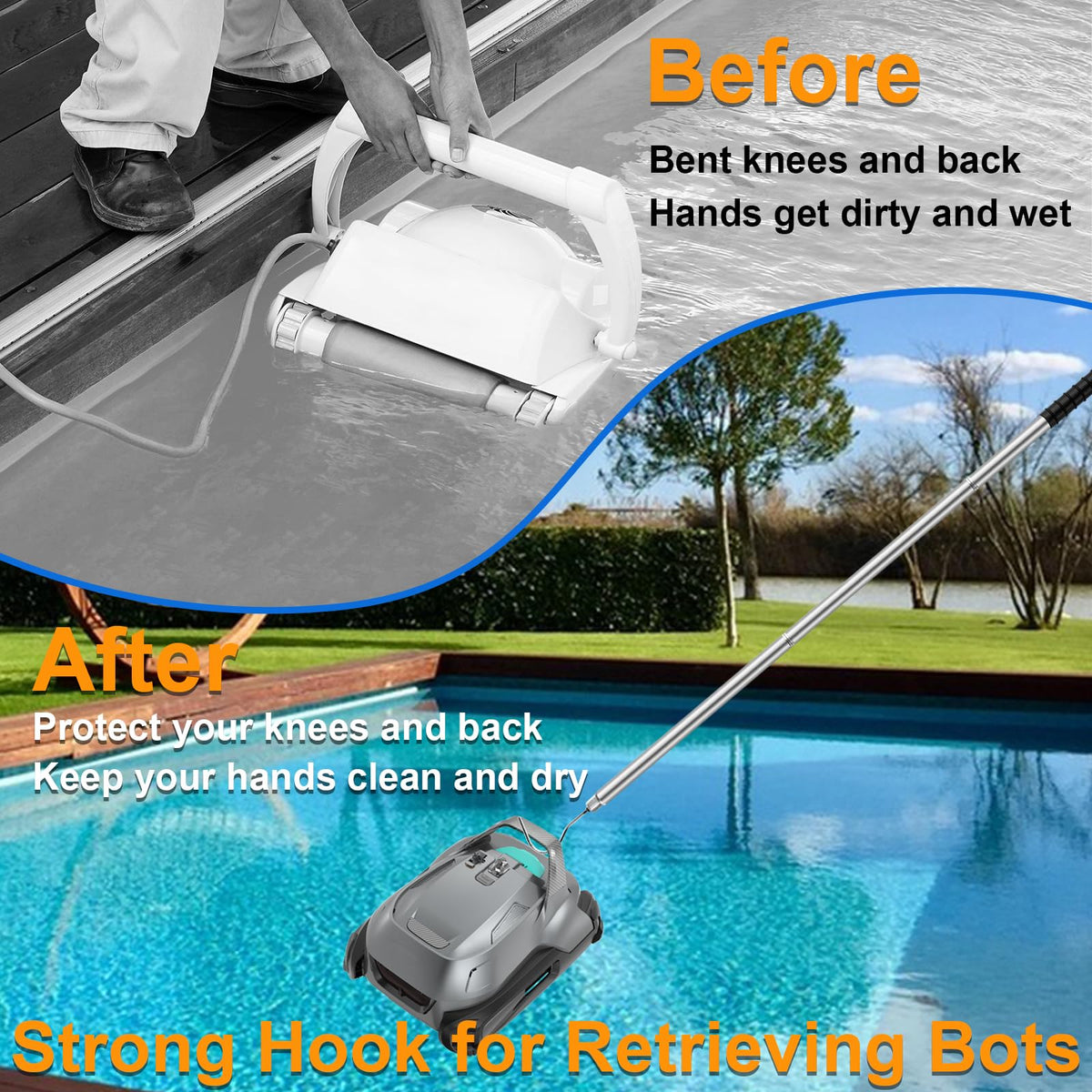 SucculentLovers compatible with most robotic pool cleaners for effortless removal.