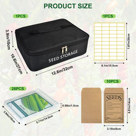 SucculentLovers insulated seed storage bag protects seeds from moisture during storage.