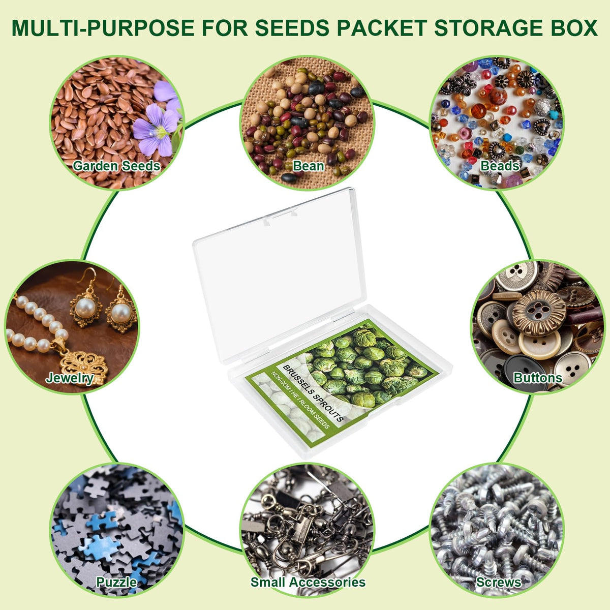 SucculentLovers label stickers for seeds help categorize by type or season.