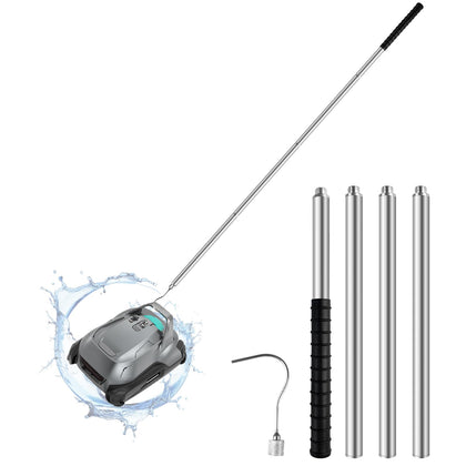 SucculentLovers pool retrieval hook with 70-inch pole for easy robotic cleaner pickup.