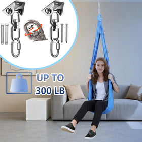 Suchdeco Sensory Swing used by a child for calming sensory input and playful exploration