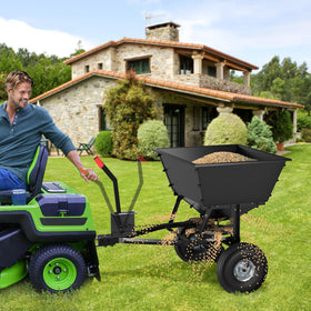 Suchtale flow-control-lever provides precise on-seat adjustment for even application.