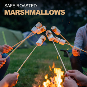 Suclain camping bamboo skewers ideal for outdoor cooking and roasting