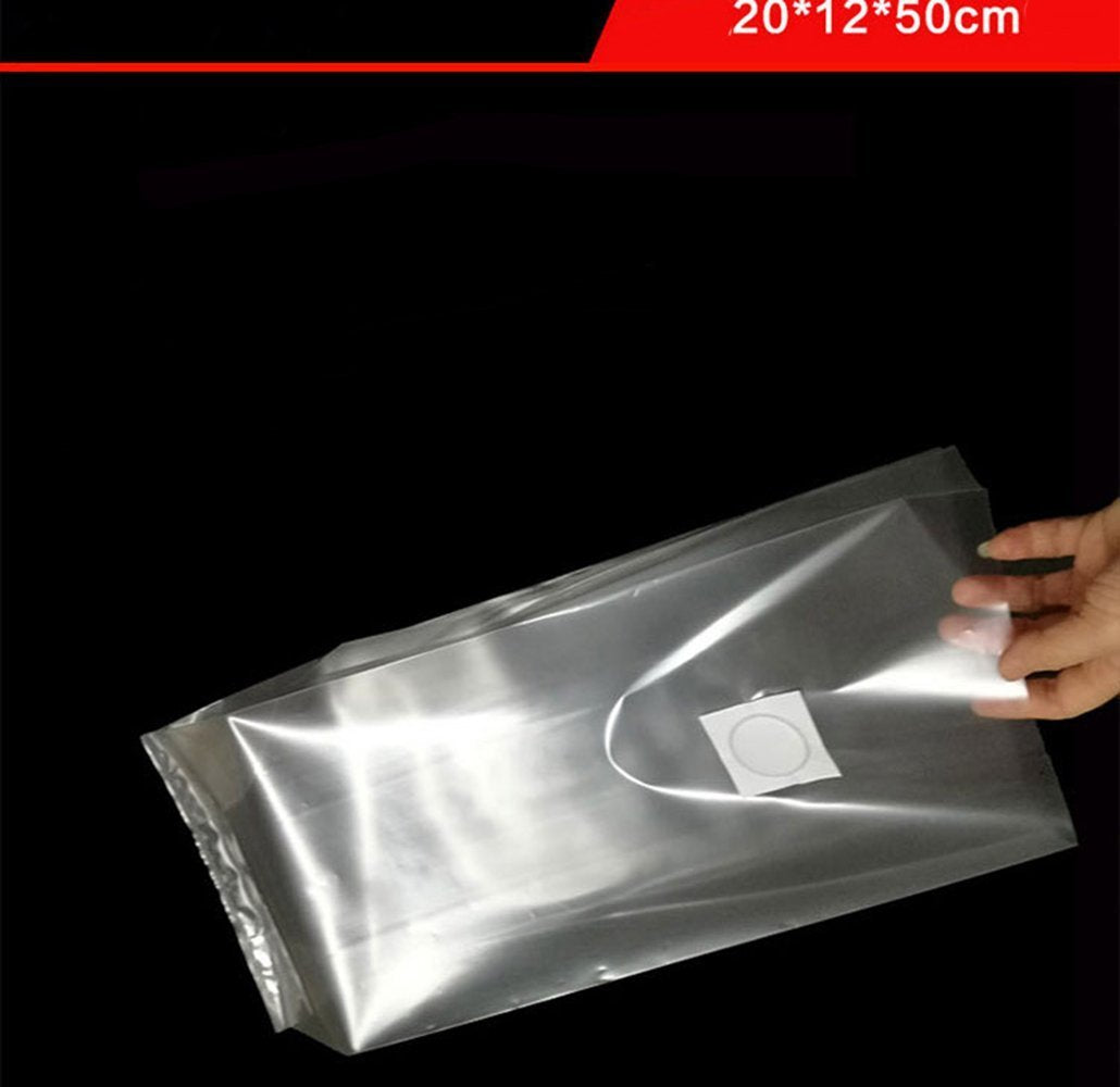 SUCOHANS filter patch bag shows 0.5 micron filtration for clean spawn growth