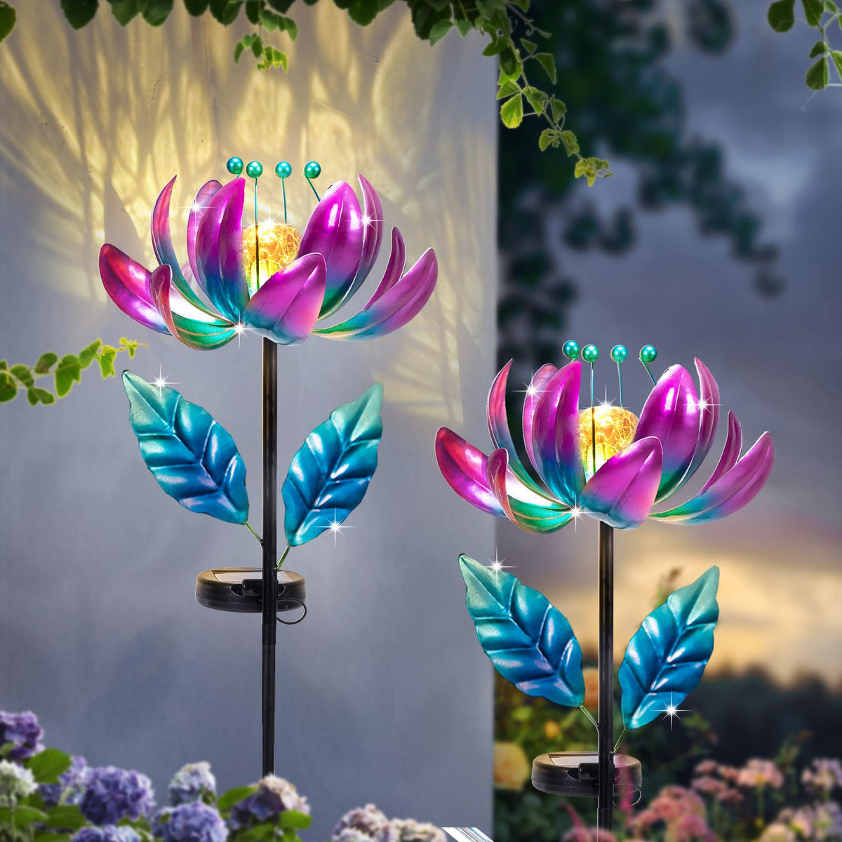 SUCUY IP65 metal construction withstands all seasons.