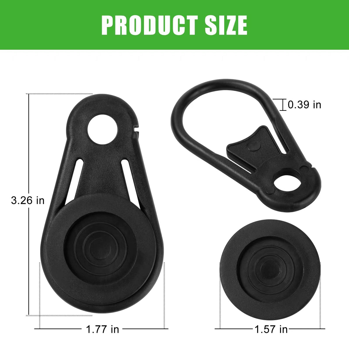 Sudopru shade clip packaging with 20 pieces and a reusable storage bag.