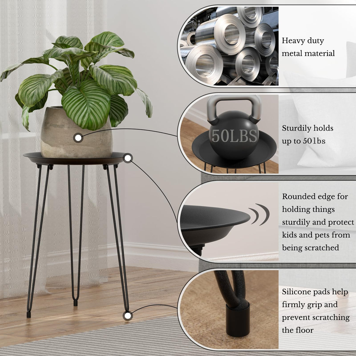 SUEH DESIGN black matte finish complements modern decor