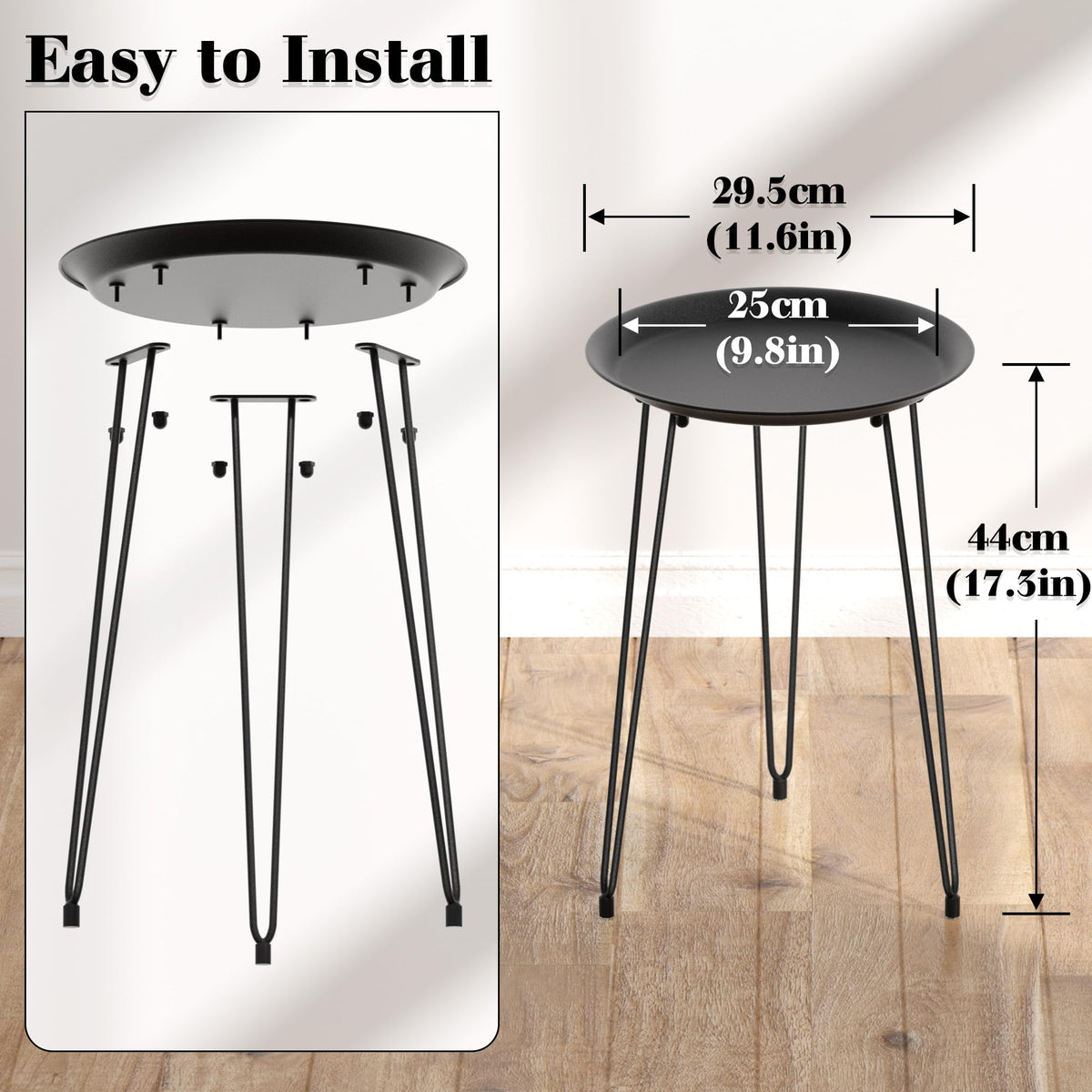 SUEH DESIGN easy assembly with six screws and spanner
