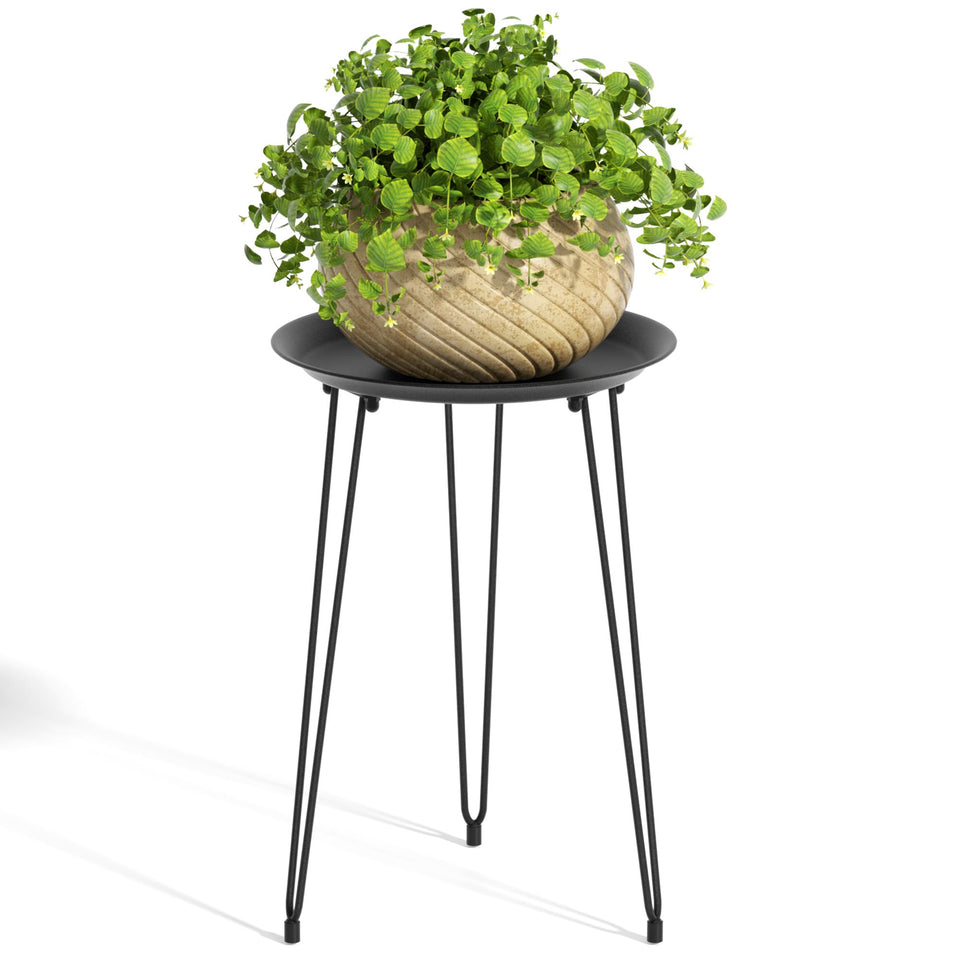 SUEH DESIGN plant stand round top showcasing compact indoor greenery