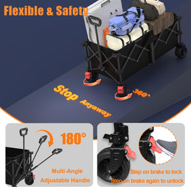 Suemoss included storage bag keeps the wagon dust-free and ready.