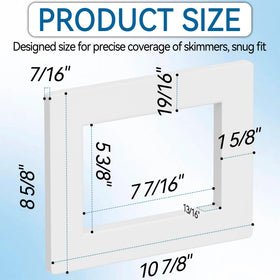 SUFULUNO SP1084F snap-on install simplifies refreshing your skimmer area.
