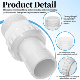 SUFULUNO SP1493 Hayward-compatible fitting for reliable pool setup.