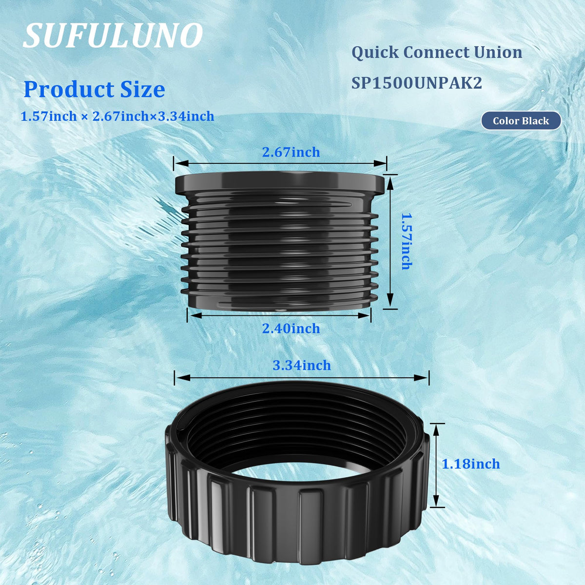 SUFULUNO SP1500UNPAK2 O-rings ensuring leak-resistant seal during service