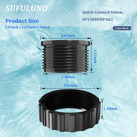 SUFULUNO SP1500UNPAK2 O-rings ensuring leak-resistant seal during service