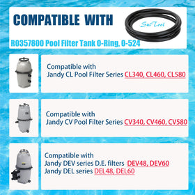 SuiTool R0357800 O-ring for DEV filters ensures smooth lid sealing