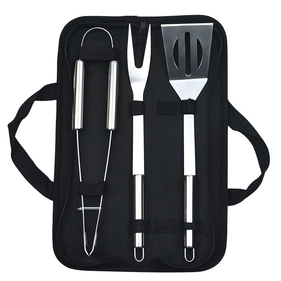 Sujayu BBQ grilling tools in carrying bag for organized outdoor cooking