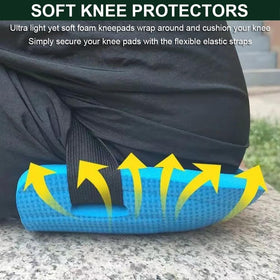 SUJAYU knee pads with soft foam cushion for comfortable kneeling.