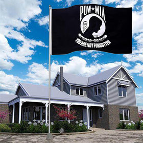 SUJEB Pow Mia Flag suitable for home, office, or events