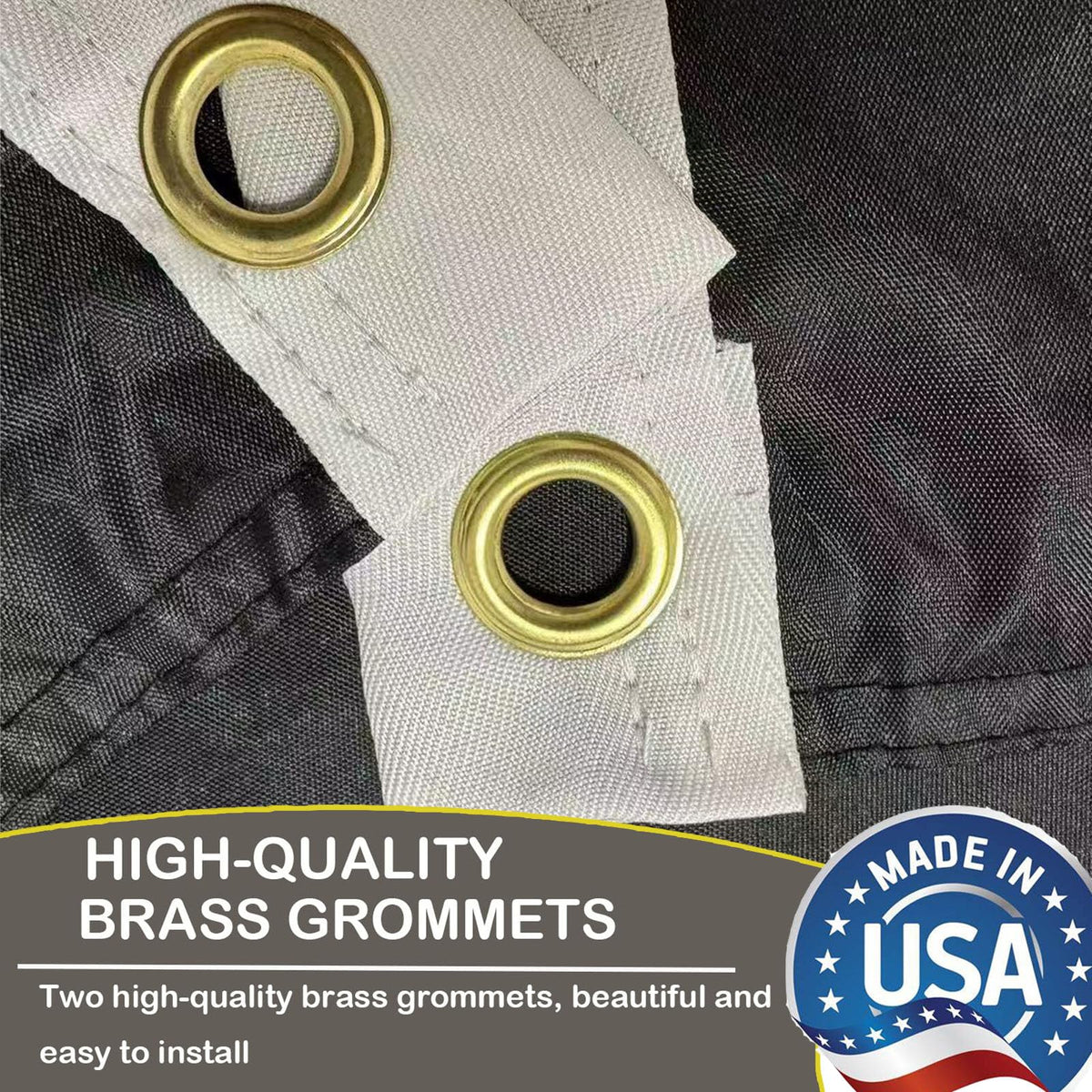 SUJEB Pow Mia Flag tear-resistant stitching for durability