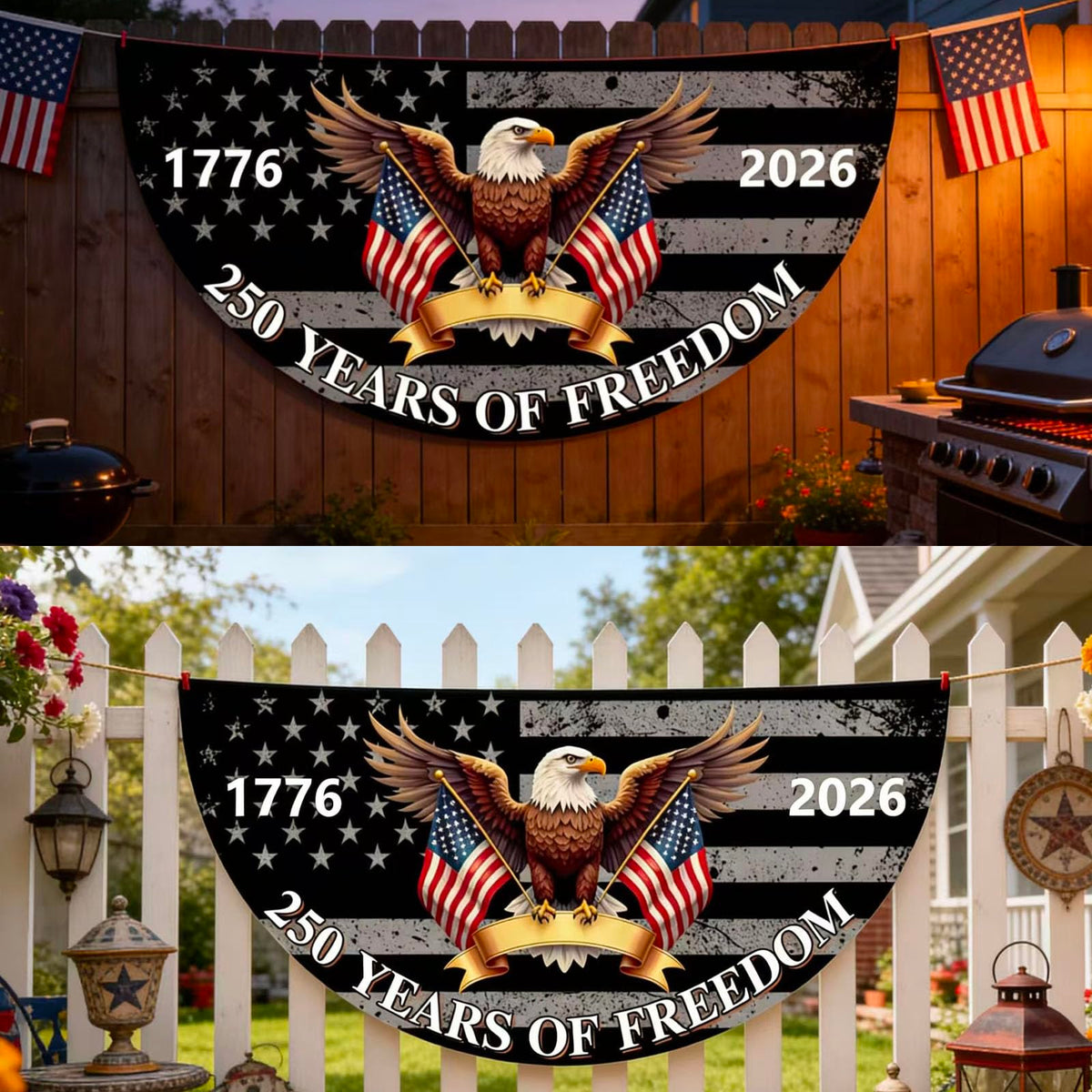 SUJEB flag features three brass grommets for easy hanging